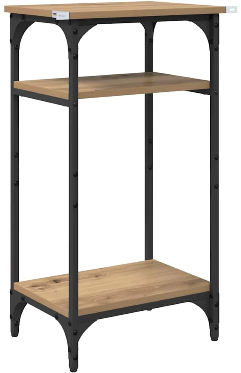 vidaXL Τραπεζάκι Πλευράς με ράφι Artisan Oak 40 x 30 x 75 cm