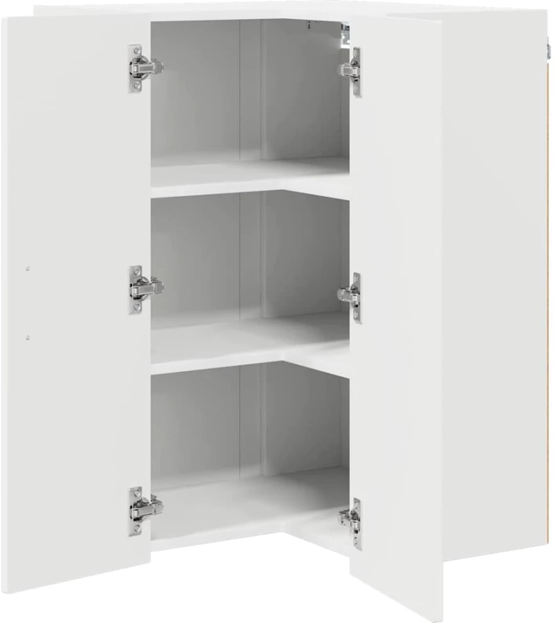 vidaXL Ντουλάπα Κουζίνας Λευκό 57 x 57 x 80 εκ. Επεξεργασμένο ξύλο