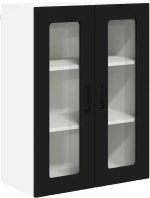 vidaXL Ντουλάπα Κουζίνας Μαύρο 60 x 31 x 80 εκ. Επεξεργασμένο ξύλο
