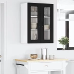 vidaXL Ντουλάπα Κουζίνας Μαύρο 60 x 31 x 80 εκ. Επεξεργασμένο ξύλο