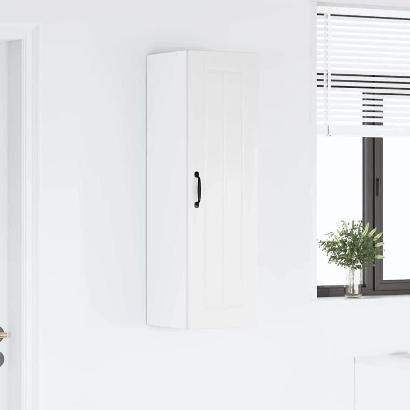 vidaXL Ντουλάπα Κουζίνας Λευκό 30 x 31 x 100 εκ. Επεξεργασμένο ξύλο