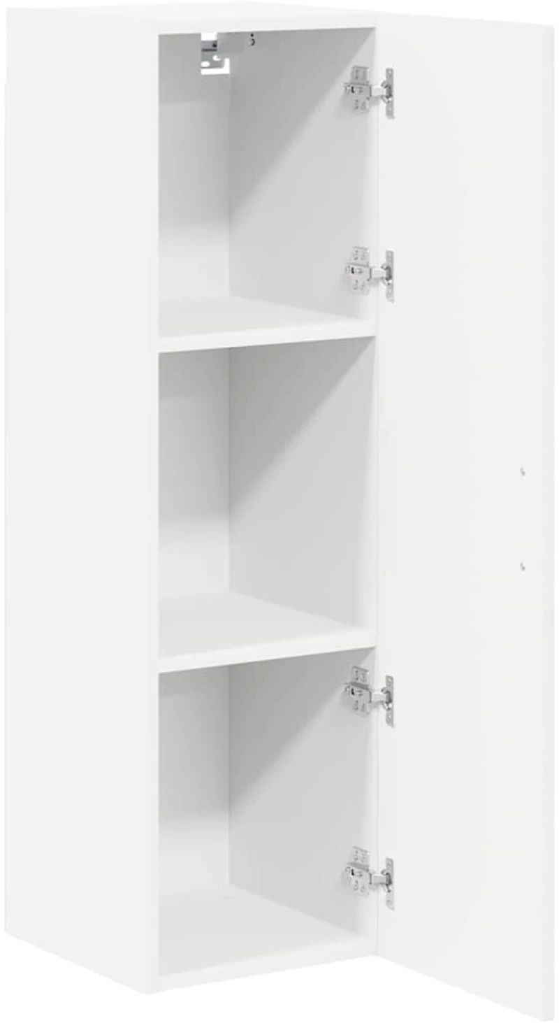 vidaXL Ντουλάπα Κουζίνας Λευκό 30 x 31 x 100 εκ. Επεξεργασμένο ξύλο