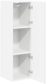 vidaXL Ντουλάπα Κουζίνας Λευκό 30 x 31 x 100 εκ. Επεξεργασμένο ξύλο