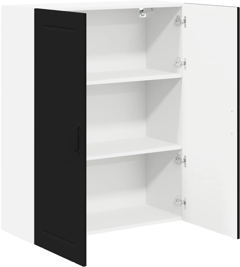 vidaXL Ντουλάπα Κουζίνας Μαύρο 80 x 31 x 100 εκ. Επεξεργασμένο ξύλο