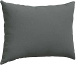 vidaXL Μαξιλάρι Καναπέ 2 pcs Σκούρο Γκρι 70 x 50 cm ύφασμα