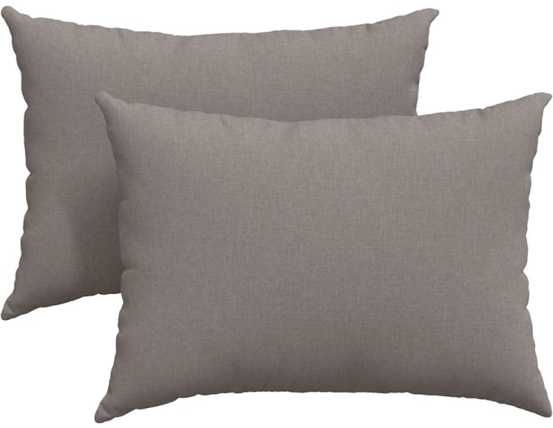 vidaXL Μαξιλάρι Καναπέ 2 pcs Taupe 70 x 50 cm ύφασμα
