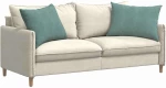 vidaXL Μαξιλάρι Καναπέ 2 pcs Θαλασσί 70 x 50 cm Υφασμάτινο Κορντουρά