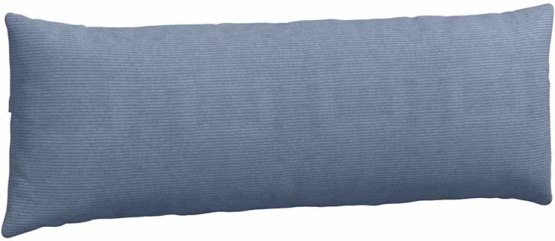 vidaXL Μαξιλάρι Καναπέ 2 pcs Μπλε 120 x 40 cm Υφασμάτινο Κορντουρά