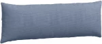 vidaXL Μαξιλάρι Καναπέ 2 pcs Μπλε 120 x 40 cm Υφασμάτινο Κορντουρά