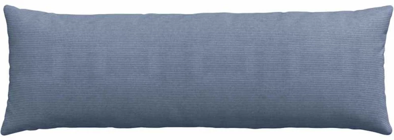 vidaXL Μαξιλάρι Καναπέ 2 pcs Μπλε 120 x 40 cm Υφασμάτινο Κορντουρά