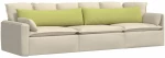 vidaXL Μαξιλάρι Καναπέ 2 pcs Ανοιχτό Πράσινο 145 x 40 εκ. ύφασμα