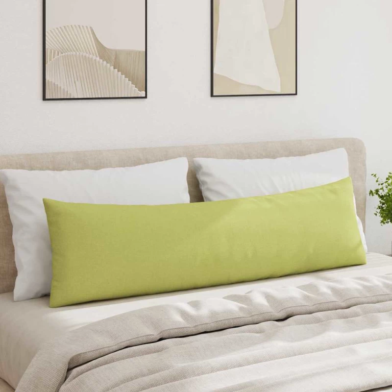 vidaXL Μαξιλάρι Καναπέ 2 pcs Ανοιχτό Πράσινο 145 x 40 εκ. ύφασμα