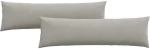 vidaXL Μαξιλάρι Καναπέ 2 pcs Ανοιχτό γκρι 145 x 40 εκ. ύφασμα