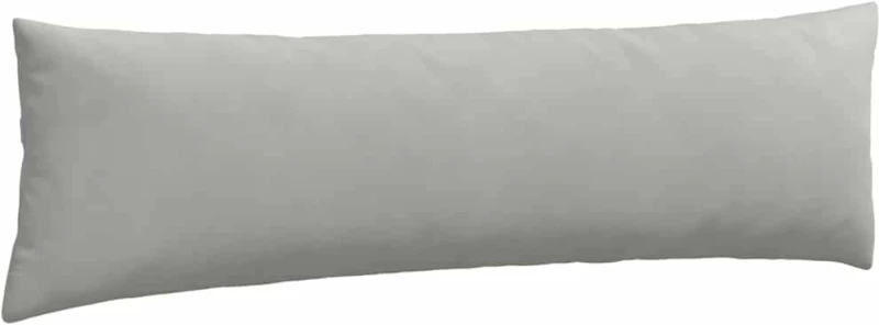 vidaXL Μαξιλάρι Καναπέ 2 pcs Ανοιχτό γκρι 145 x 40 εκ. ύφασμα