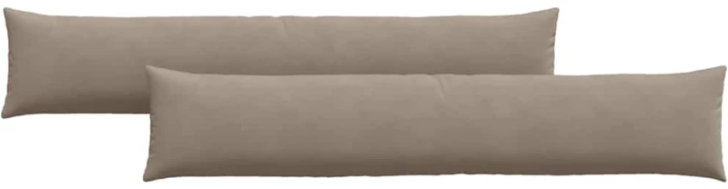 vidaXL Μαξιλάρι Καναπέ 2 pcs Taupe 200 x 40 εκ. ύφασμα