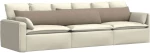 vidaXL Μαξιλάρι Καναπέ 2 pcs Taupe 200 x 40 εκ. ύφασμα