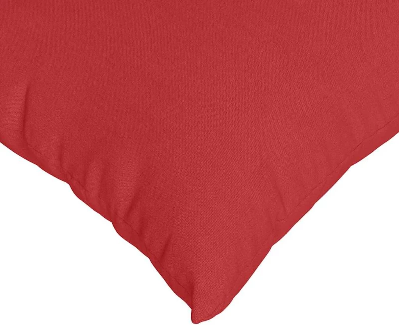 vidaXL Μαξιλάρι Καναπέ 2 pcs Κόκκινο 45 x 45 cm ύφασμα