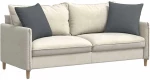 vidaXL Μαξιλάρι Καναπέ 2 pcs Σκούρο Γκρι 50 x 50 cm ύφασμα