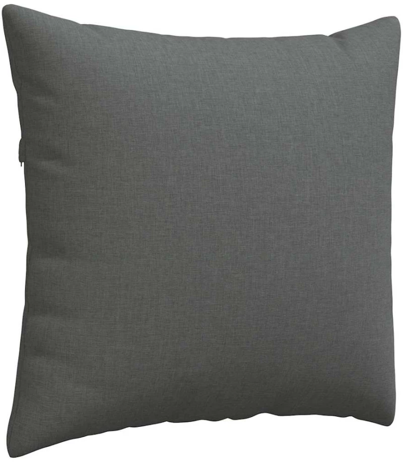 vidaXL Μαξιλάρι Καναπέ 2 pcs Σκούρο Γκρι 50 x 50 cm ύφασμα