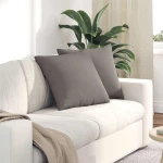 vidaXL Μαξιλάρι Καναπέ 2 pcs Taupe 50 x 50 cm ύφασμα