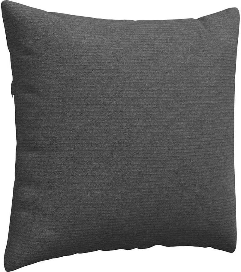 vidaXL Μαξιλάρι Καναπέ 2 pcs Σκούρο Γκρι 50 x 50 cm