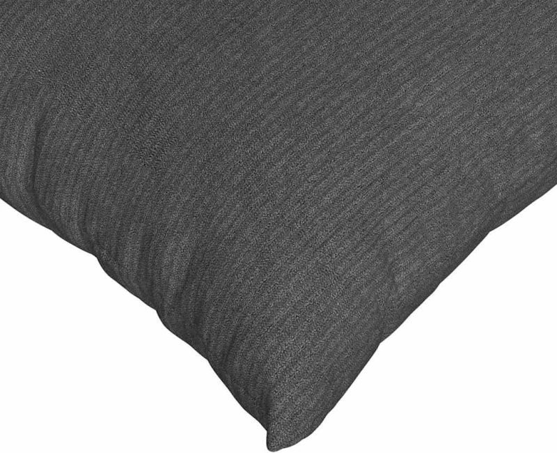 vidaXL Μαξιλάρι Καναπέ 2 pcs Σκούρο Γκρι 50 x 50 cm