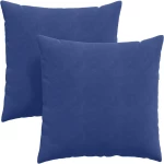 vidaXL Μαξιλάρι Καναπέ 2 pcs Μπλε Αστυνομίας 60 x 60 cm
