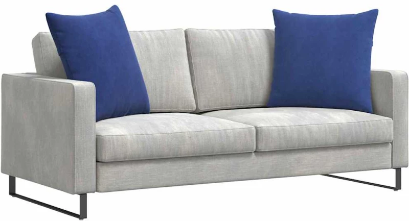 vidaXL Μαξιλάρι Καναπέ 2 pcs Μπλε Αστυνομίας 60 x 60 cm