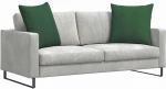 vidaXL Μαξιλάρι Καναπέ 2 pcs Σκούρο Πράσινο 80 x 80 cm