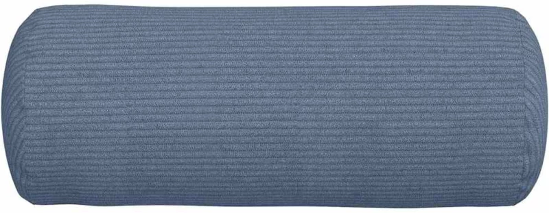 vidaXL Μαξιλάρια Στήριγμα 2 pcs Μπλε Ø 15 x 40 εκ Υφασμάτινο Κορντουρά