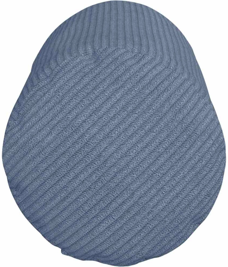 vidaXL Μαξιλάρια Στήριγμα 2 pcs Μπλε Ø 15 x 40 εκ Υφασμάτινο Κορντουρά