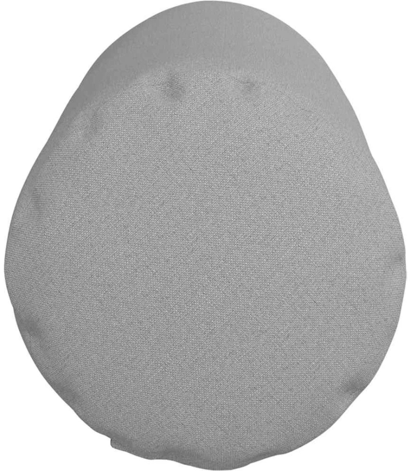 vidaXL Μαξιλάρια Στήριγμα 2 pcs Σκίουρος Γκρί Ø 25 x 70 cm ύφασμα
