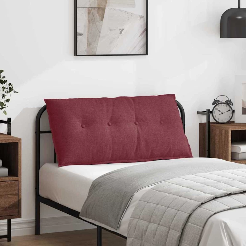 vidaXL Μαξιλάρι Πλάτης Κόκκινο 100 x 19 x 50 εκ ύφασμα