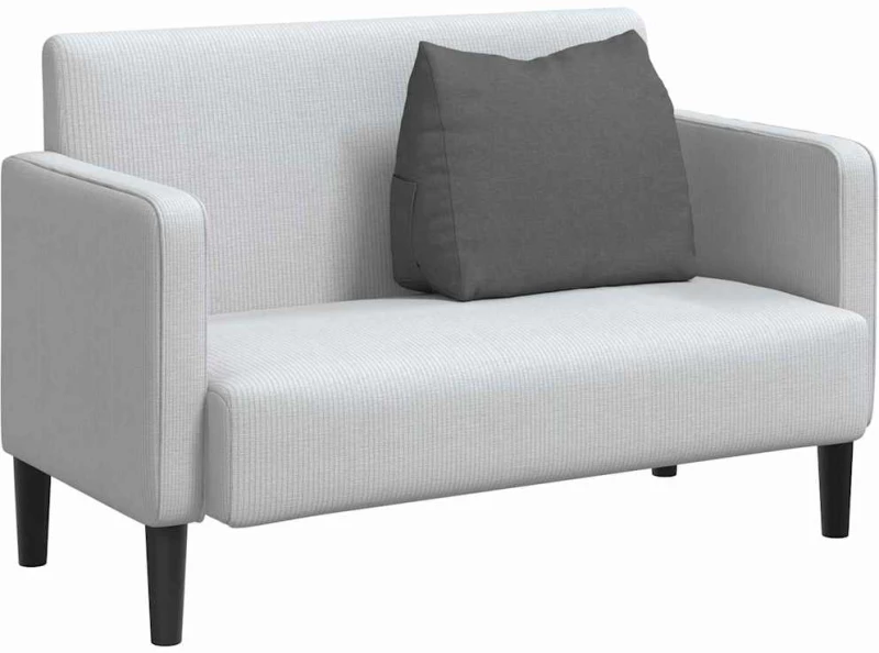 vidaXL Μαξιλάρι Πλάτης Σκούρο Γκρι 60 x 20 x 50 εκ. ύφασμα