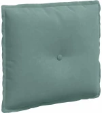vidaXL Μαξιλάρι Πλάτης Θαλασσί 50 x 45 εκ. Υφασμάτινο Κορντουρά