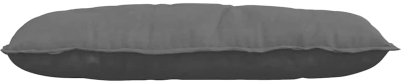 vidaXL Μαξιλάρι Πλάτης Σκούρο Γκρι 100 x 50 cm Ύφασμα Μικροΐνας