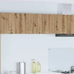 vidaXL Κρεμαστό ντουλάπι με πόρτα Riga Artisan Oak 80 x 31 x 40 εκ