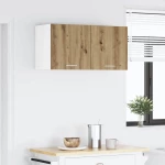 vidaXL Κρεμαστό ντουλάπι με πόρτα Riga Artisan Oak 80 x 31 x 40 εκ