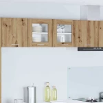 vidaXL Κρεμαστό ντουλάπι με πόρτα Riga Artisan Oak 40 x 31 x 40 εκ.