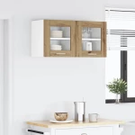 vidaXL Κρεμαστό ντουλάπι με πόρτα Riga Artisan Oak 40 x 31 x 40 εκ.