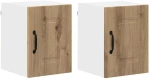 vidaXL Κρεμαστό ντουλάπι κουζίνας 2 pcs Artisan Oak 30 x 31 x 40 εκ.
