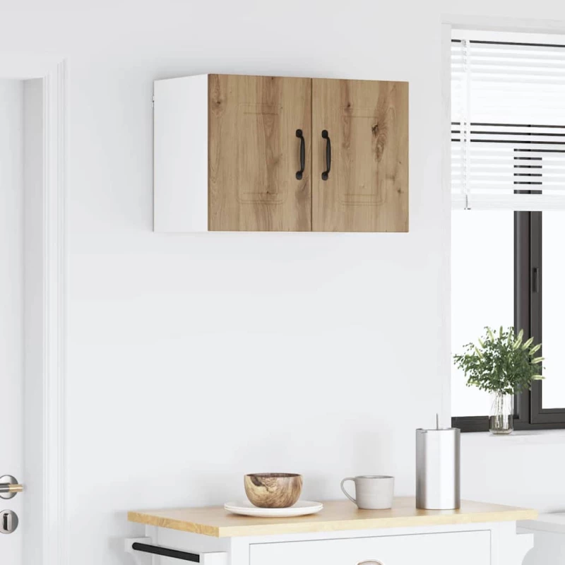 vidaXL Κρεμαστό ντουλάπι κουζίνας 2 pcs Artisan Oak 30 x 31 x 40 εκ.