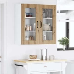 vidaXL Κρεμαστό ντουλάπι κουζίνας 2 pcs Artisan Oak 40 x 31 x 80 εκ.