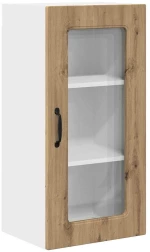 vidaXL Κρεμαστό ντουλάπι κουζίνας 2 pcs Artisan Oak 40 x 31 x 80 εκ.