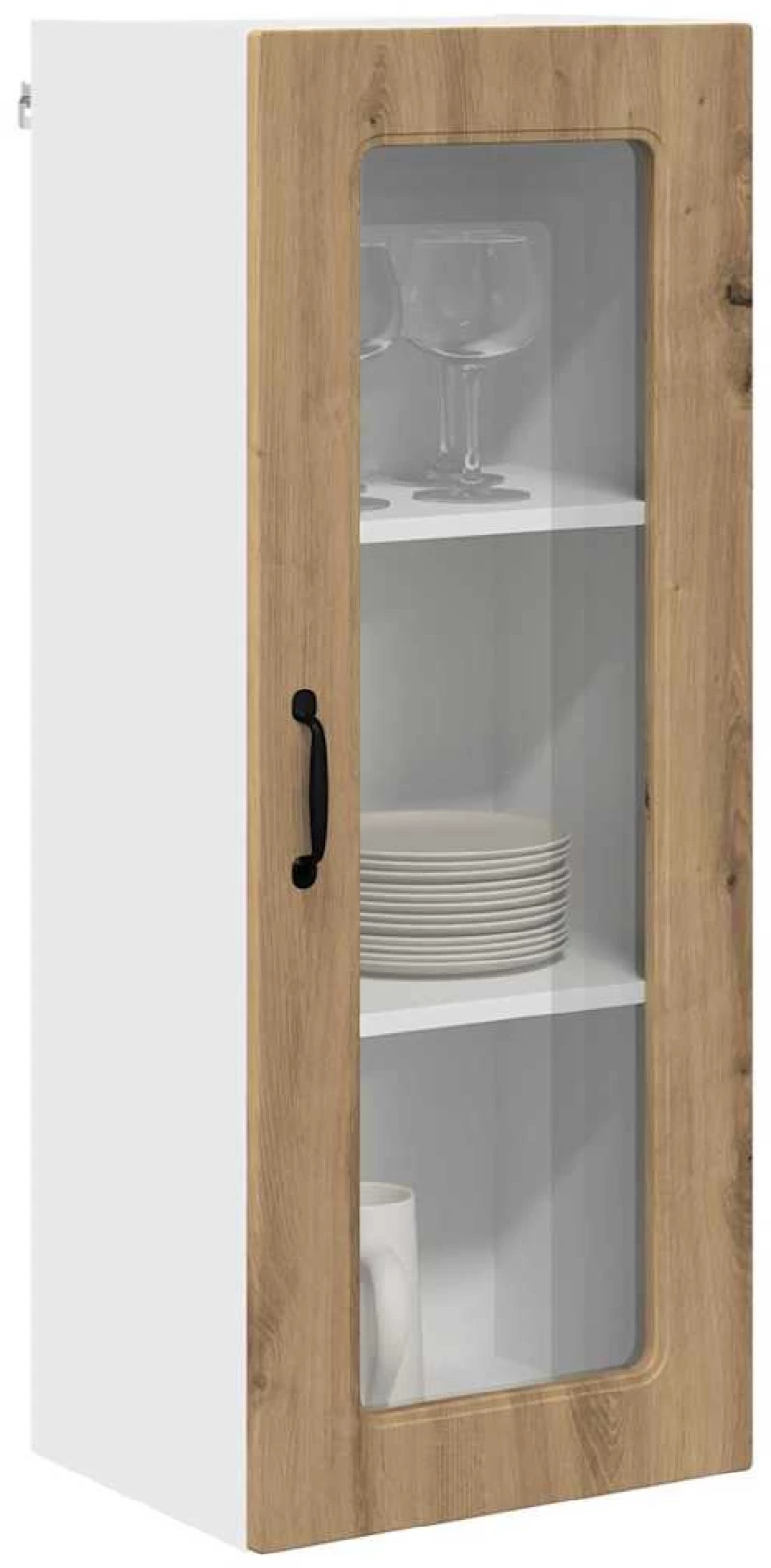 vidaXL Κρεμαστό ντουλάπι κουζίνας Artisan Oak 40 x 31 x 100 εκ.