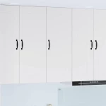 vidaXL Κρεμαστό ντουλάπι κουζίνας με ράφι Λευκό 40 x 31 x 100 εκ.