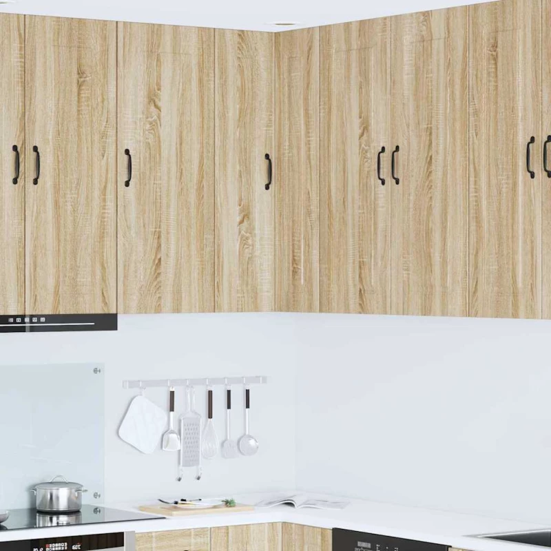 vidaXL Κρεμαστό ντουλάπι κουζίνας Δρύς Sonoma 57 x 57 x 100 εκ.