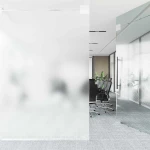 vidaXL Αυτοκόλλητη Μεμβράνη Παράθυρου Λευκό με Θολό Εφέ 60 x 2000 cm