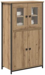 vidaXL Highboard Artisan Oak 62 x 32 x 106,5 εκ Επεξεργασμένο ξύλο