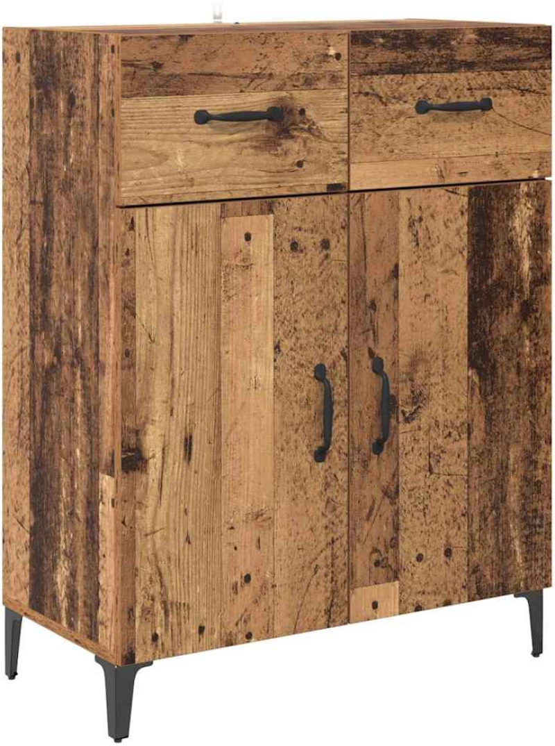 vidaXL Highboard Παλιό Ξύλο 69,5 x 34 x 180 εκ. Επεξεργασμένο ξύλο